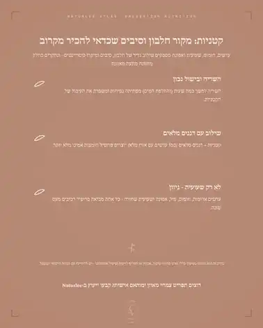 עיצוב גרפי על קטניות כמקור לחלבון וסיבים