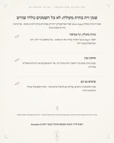 בקבוק שמן זית ושיטות בדיקת איכות